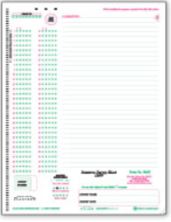 Image of Scantron Form 96451